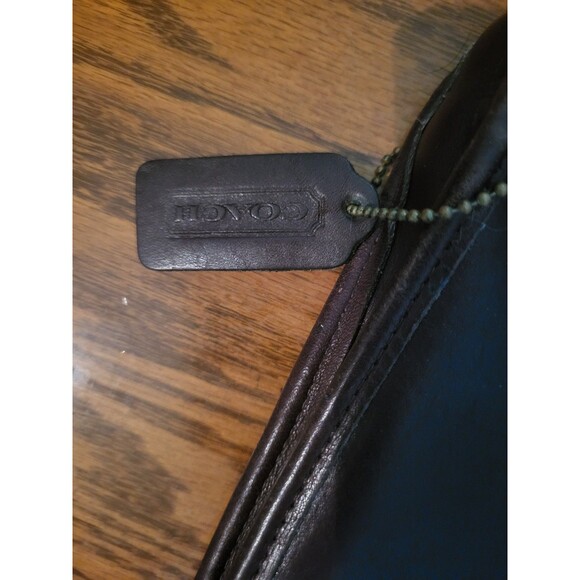 COACH Ergo Vtg Mini Zip Shoulder Hand Bag Brown - Picture 3 of 8